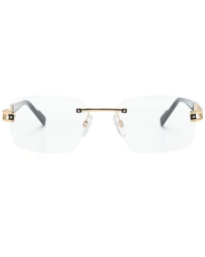 Cazal 7103 スクエア眼鏡フレーム - メタリック