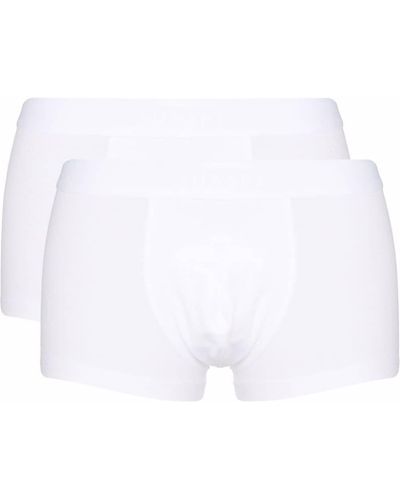 Sunspel Logo-waistband Boxer Shorts - White