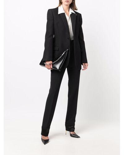 Givenchy Pantalones de talle alto - Negro