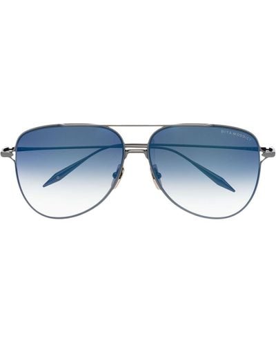 Dita Eyewear Moddict Pilot-frame Sunglasses - Black