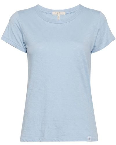 Rag & Bone T-shirt Van Biologisch Katoen - Blauw