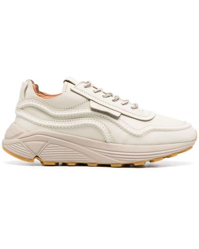 Buttero Vinci Low-top Leather Sneakers - White