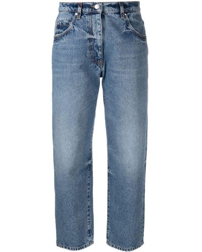 MSGM Jeans mit geradem Bein - Blau