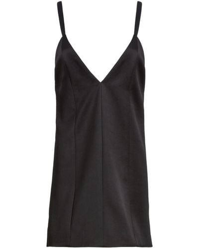 Khaite The Bab Open-back Minidress - Black