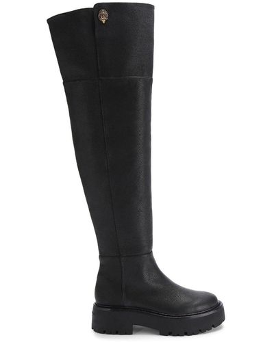 Kurt Geiger Shoreditch Leather Over-the-knee Boots - Black