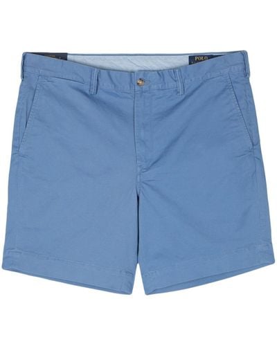 Polo Ralph Lauren Shorts Met Geborduurd Logo - Blauw