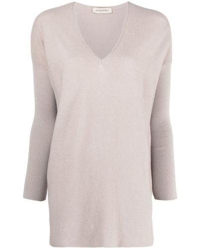 Gentry Portofino V-neck Long-sleeved T-shirt - Multicolour