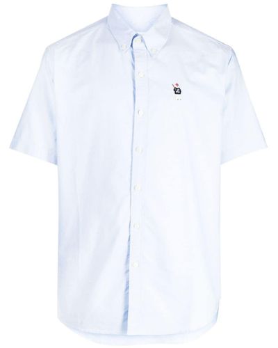 Chocoolate Camisa con logo bordado - Blanco