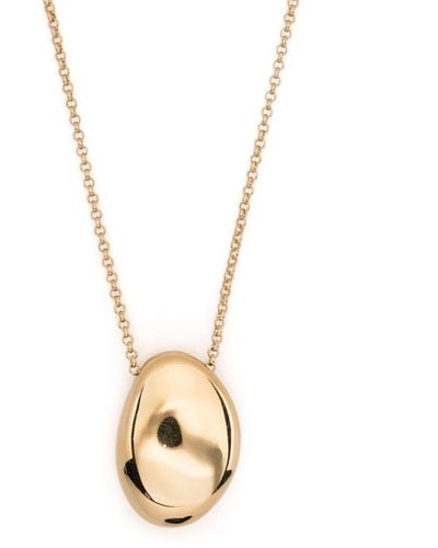Isabel Marant Pendant Rolo-chain Necklace - Metallic