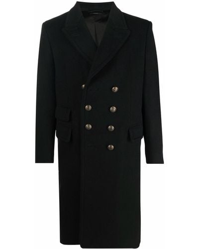 Tom Ford Double-breasted Tailored Coat - Black