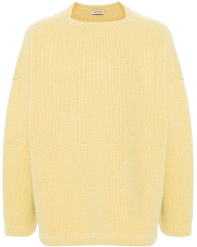 Fear Of God Knitted Bouclé Sweater - Yellow