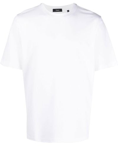 Theory T-shirt à col ras-de-cou - Blanc