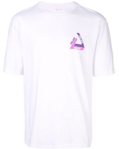 Palace Tri-shadow Logo-print T-shirt - White