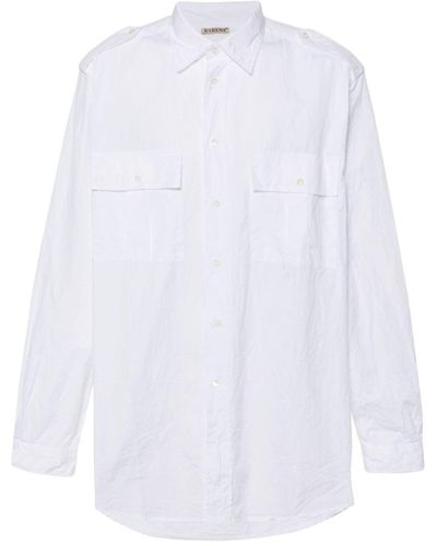 Barena Classic-collar Cotton Shirt - White