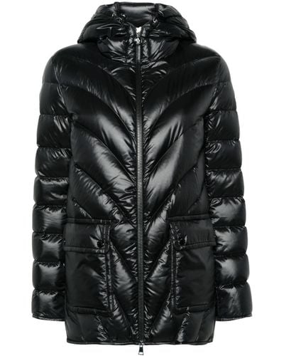 Moncler Argenno Hooded Puffer Jacket - Black