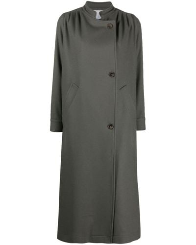 Societe Anonyme Shirley Wool-blend Trench Coat - Grey