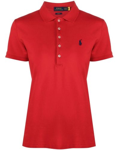 Polo Ralph Lauren Polo Julie à logo brodé - Rouge