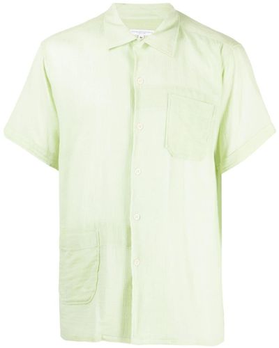 Engineered Garments Camisa Camp con bolsillo de parche - Verde