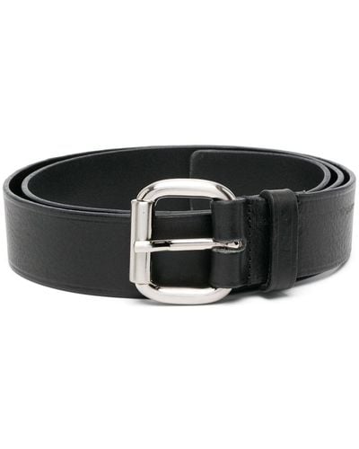Dondup Ardillon-buckle Leather Belt - Black