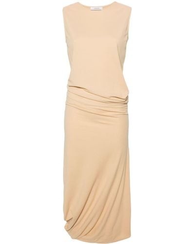 Lemaire Twisted Jersey Maxi Dress - Natural
