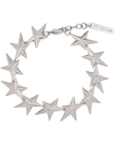 Mugler Intertwined Star Bracelet - White