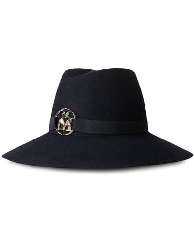 Maison Michel Kate Wool-felt Fedora Hat - Black