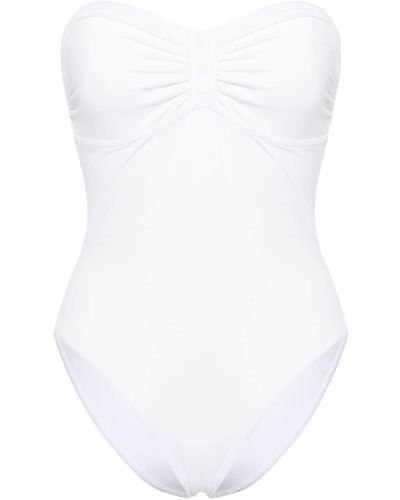 Melissa Odabash Remy Bandeau-style Swimsuit - White