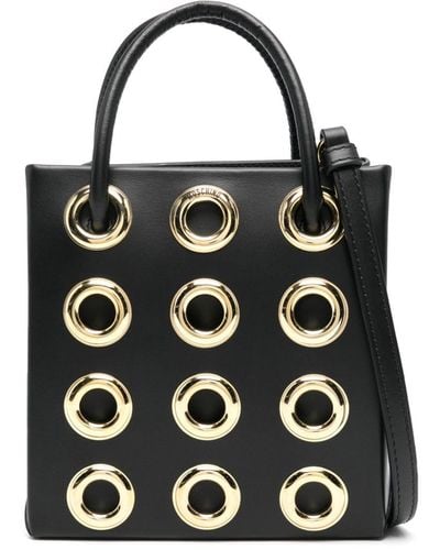 Moschino Ring-hardware Mini Bag - Black