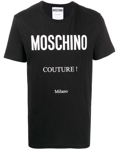 Moschino プリントtシャツ - ブラック