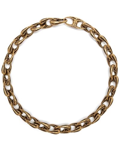 Khaite Collar de cadena Olivia bañado en oro - Metálico