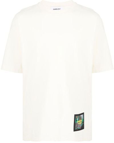 Ambush Camiseta WKSP con parche del logo - Blanco