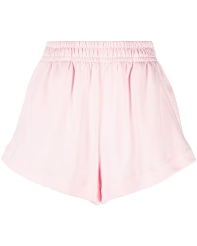 Styland High-waist Cotton Mini Shorts - Pink