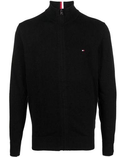 Tommy Hilfiger Pullover mit Reißverschluss - Schwarz