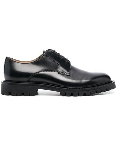 SCAROSSO Chunky-soled Derby Shoes - Black