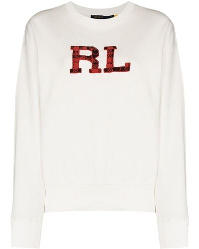 Polo Ralph Lauren ビーズロゴ スウェットシャツ - ホワイト