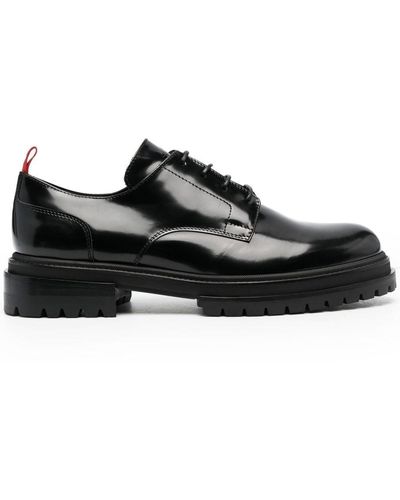 424 Oxford-Schuhe aus Lackleder - Schwarz