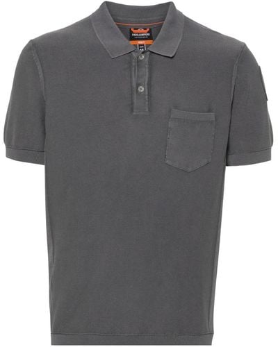 Parajumpers Raf Cotton Polo Shirt - Grey