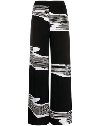 Missoni Pantalones anchos texturizados - Negro