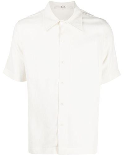 Séfr Kurzärmeliges Hemd - Weiß