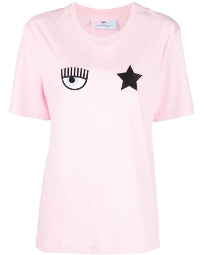 Chiara Ferragni ロゴ Tシャツ - ピンク