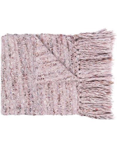 Aeron Apolis Fringed Chunky-knit Scarf - Pink