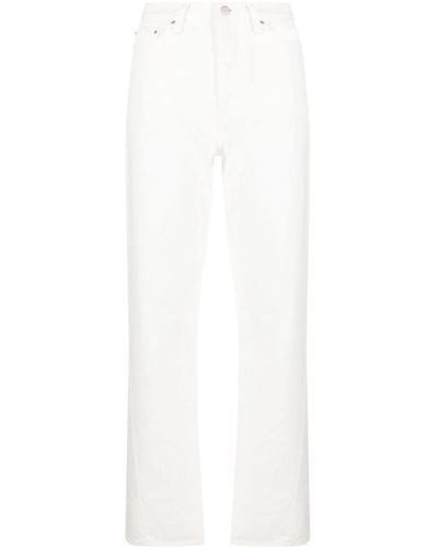 Totême Weite Jeans aus Bio-Baumwolle - Weiß