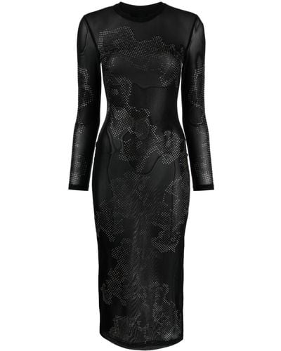 Cynthia Rowley Aaliyah Crystal-embellished Dress - Black
