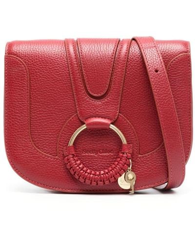 See By Chloé Hana Leather Shoulder Bag - Red