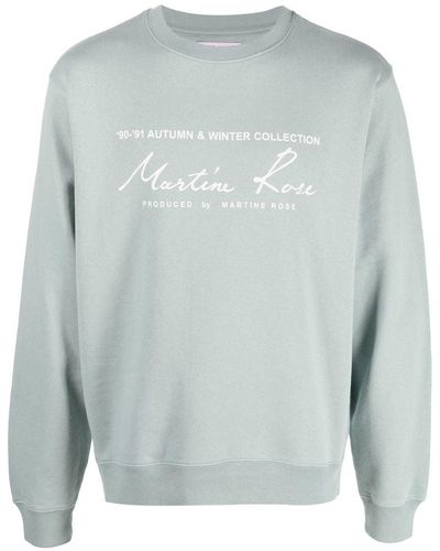 Martine Rose Sweater Met Logoprint - Grijs