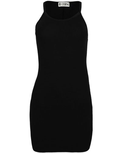 ÉTERNE Mouwloze Mini-jurk - Zwart