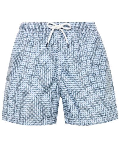 Fedeli Madeira Swim Shorts - Blue