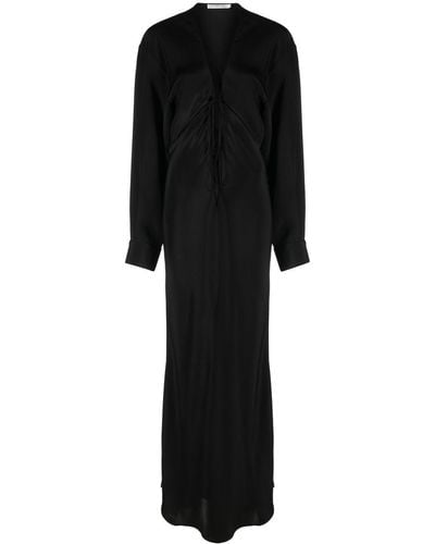 Christopher Esber Silk Long Dress - Black