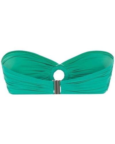 Isabel Marant Top de bikini Prades con anillo - Verde