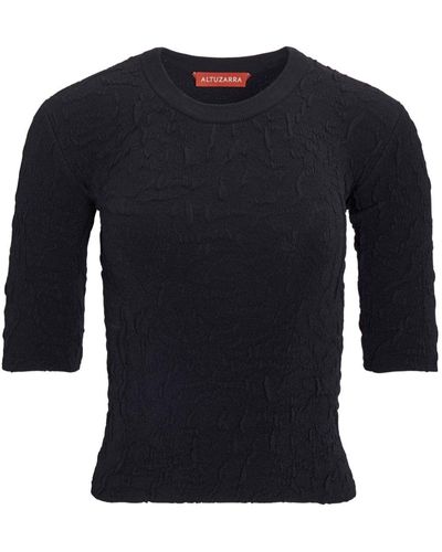 Altuzarra Greene Knit Top - Black